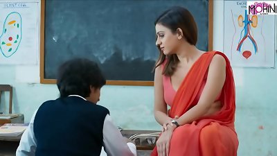 Mastram The most sumptuous best Indian school instructor get torn up by her youthfull schoolgirl by calling him for tution at home real homemade young fledgling full Hindi audio hook-up movie