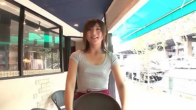 https://bit.ly/2ZEBZYm No bra!? A smallish tits beauty clerk make me  sexually aroused about her working appearance sans noticing her erect nipples... japanese inexperienced homemade porn. [Part 1]