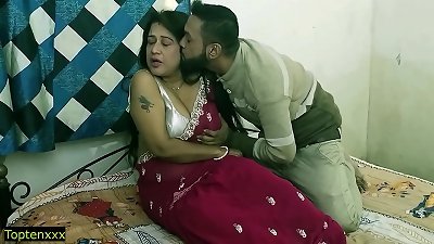 Indian hardcore hot mommy bhabhi gonzo lovemaking with NRI devor! Clear hindi audio