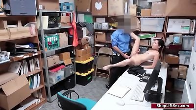 Asian shoplifter avoids jail with a fuck