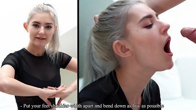 Hot fitness sex with teen girl ended up with a massive cumshot - Eva Elfie