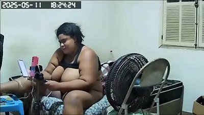 Hidden camera stepmother and wild stepsons jerk