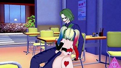 Harley Quinn hentai movies  deep throat handjob nasty and jizz flow gameplay porno uncensored... Thereal3dstories..