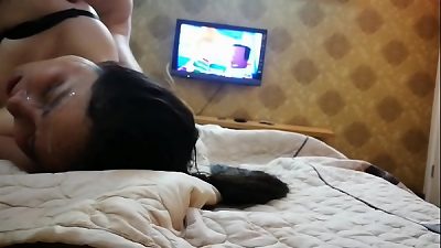 white guy super-steamy korean milf demolished