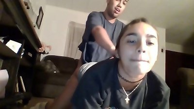 pummeling teen bitch while her parents are not at home, I leave her cootchie utter of jizm