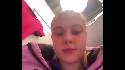 Public extreme stream. poking and drizzling in the switching apartment