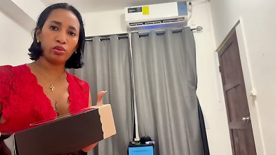 buxomy Step mother Leyne Rodriguez Stuck and Gets pummeled By super-naughty Step son