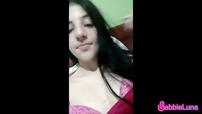 Feeh - Beautiful girl masturbating her hot pussy and moaning a lot