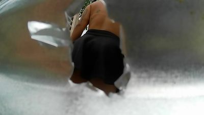 chick recorded in outdoor cabin (THROUGH THE CAMERA LENS)