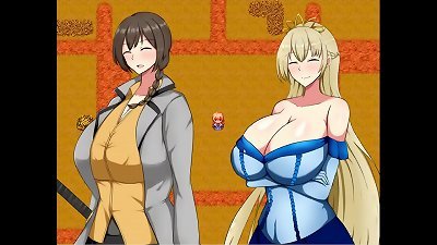 deprived village reclamation of goddess Ponkotsu Justy [PornPlay anime porn game] Ep.1 Lazy queen with large melons