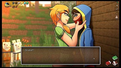 HornyCraft [Minecraft Parody manga game PornPlay ] Ep.35 all minecraft women wants to stroke Steve huge lollipop !