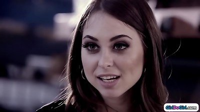 GirlDoGirl.com - smallish stepdaughter facesits milf mother