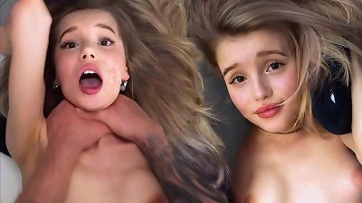 broke Hairstylist Takes Desperate Measures - Milka Way rock hard humped ON THE TABLE