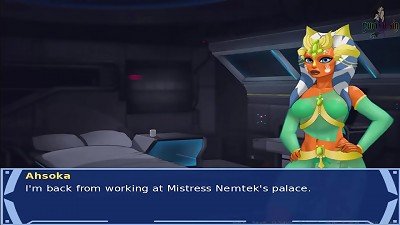 star Wars Orange Trainer Part 33 cosplay tear up molten gonzo alien chicks