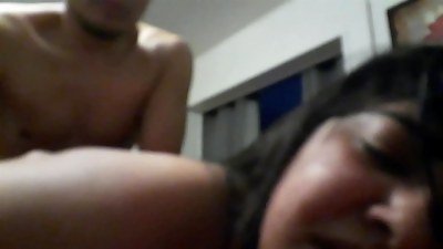 Indian yam-sized female screwed big hooters