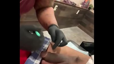 GakTrizzy gets his penis pierced