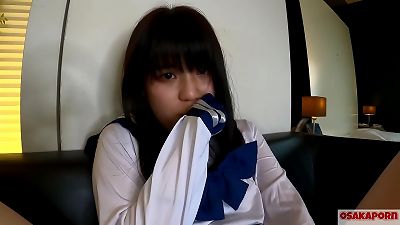 18 years senior teen japanese with small boobs squirts and gets climax with finger pulverize and lovemaking toy. inexperienced asian with college costume cosplay gives deep throat deeply. Mao 7 OSAKAPORN